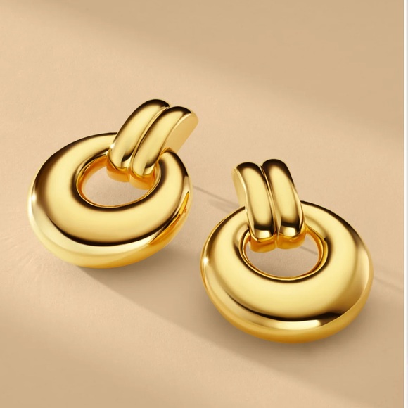 AUREUM Jewelry - Aureum Elodie Earrings in Metallic Gold, Size: OS